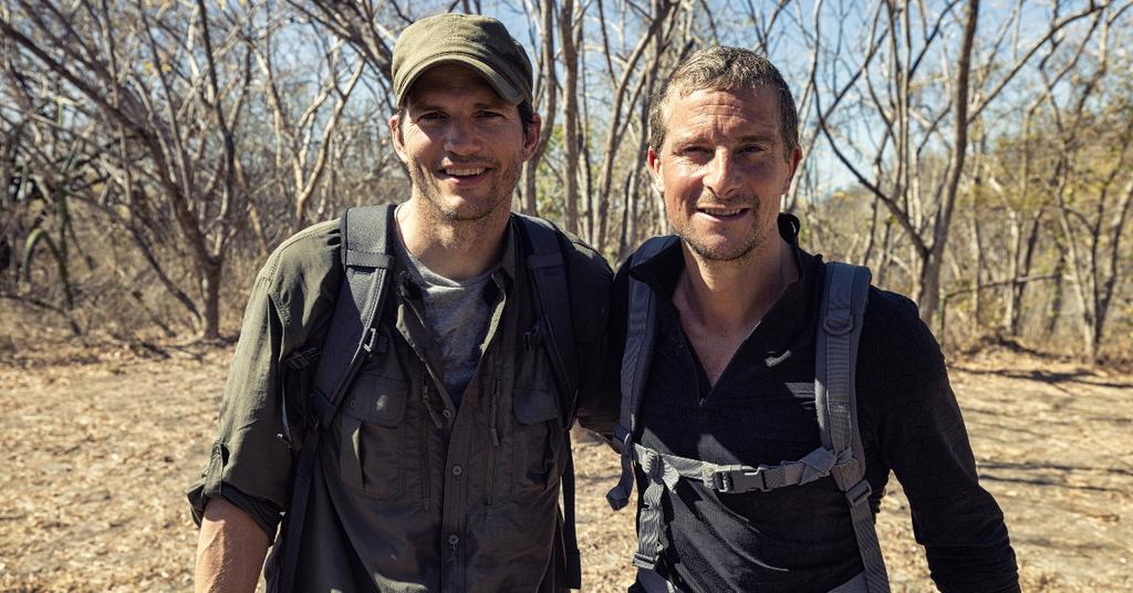 Bear Grylls Dishes on 'Running Wild' Episode With Ashton Kutcher