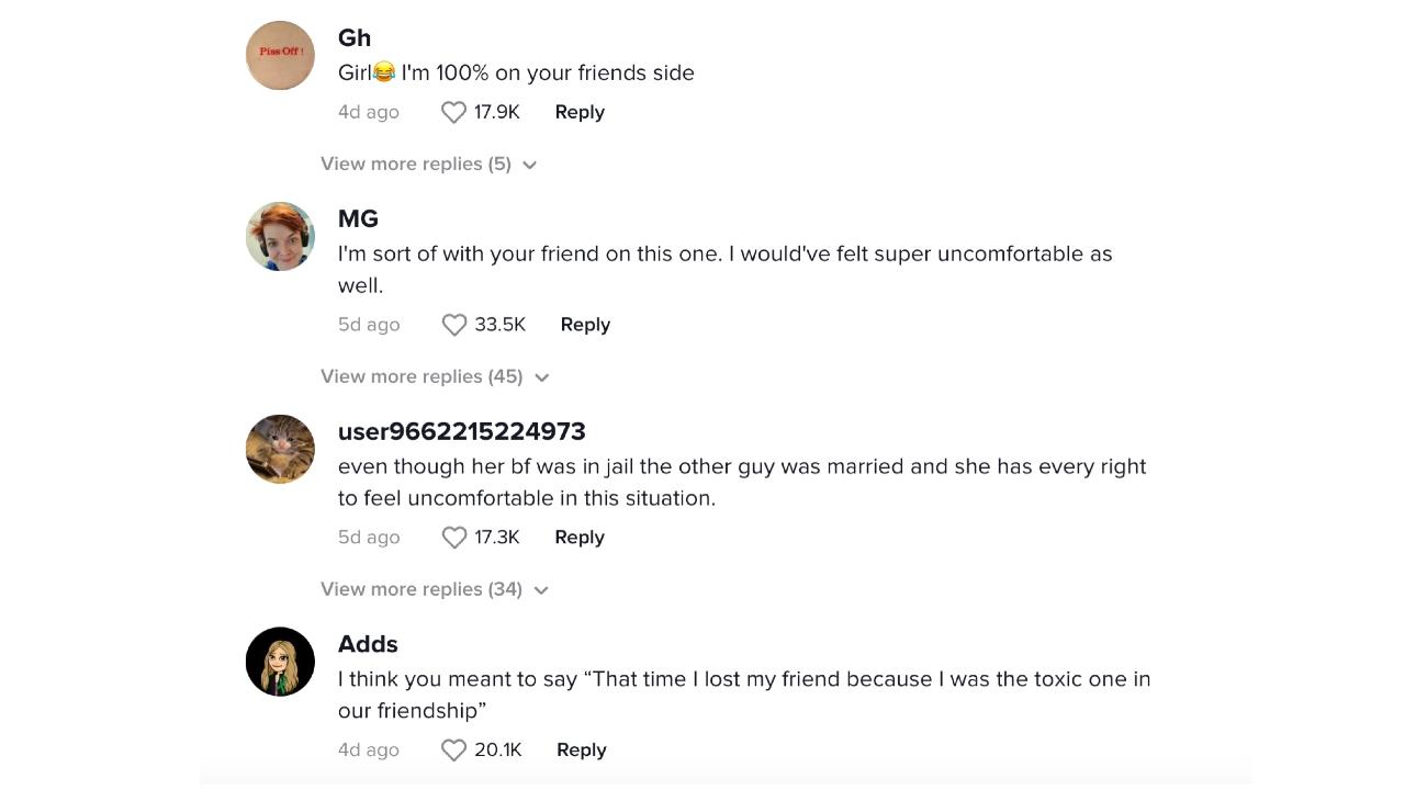 tiktok comments about tox friend