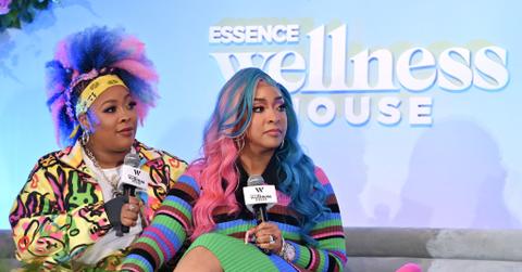 Da Brat and Jesseca Dupart attend the 2023 ESSENCE Wellness House at The Carlyle