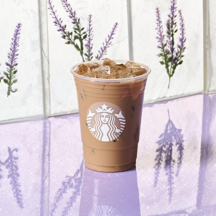 Starbucks oatmilk lavendar latte