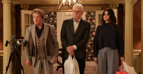 (L-R) Oliver (Martin Short), Charles (Steve Martin) and Mabel (Selena Gomez)