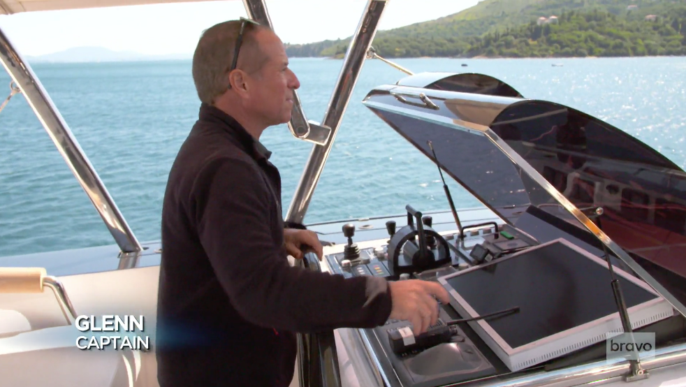 captain glenn shepard below deck sailing