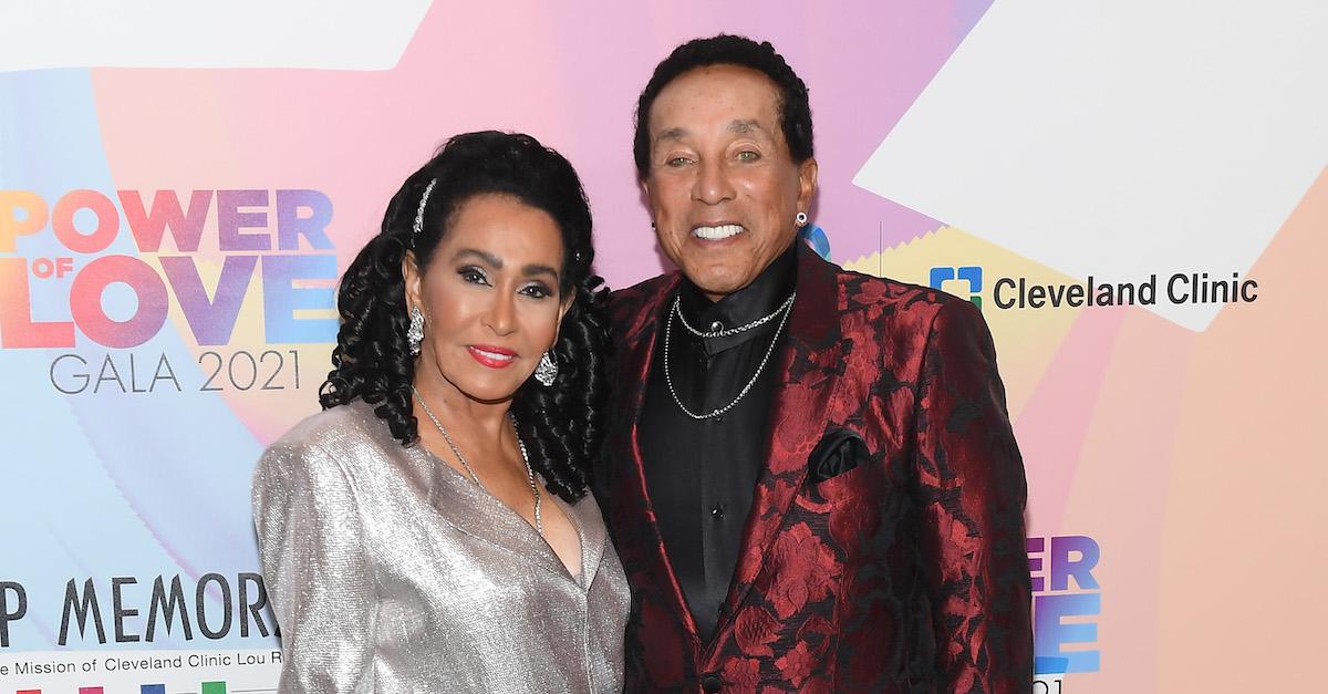 Frances Glandney and Smokey Robinson