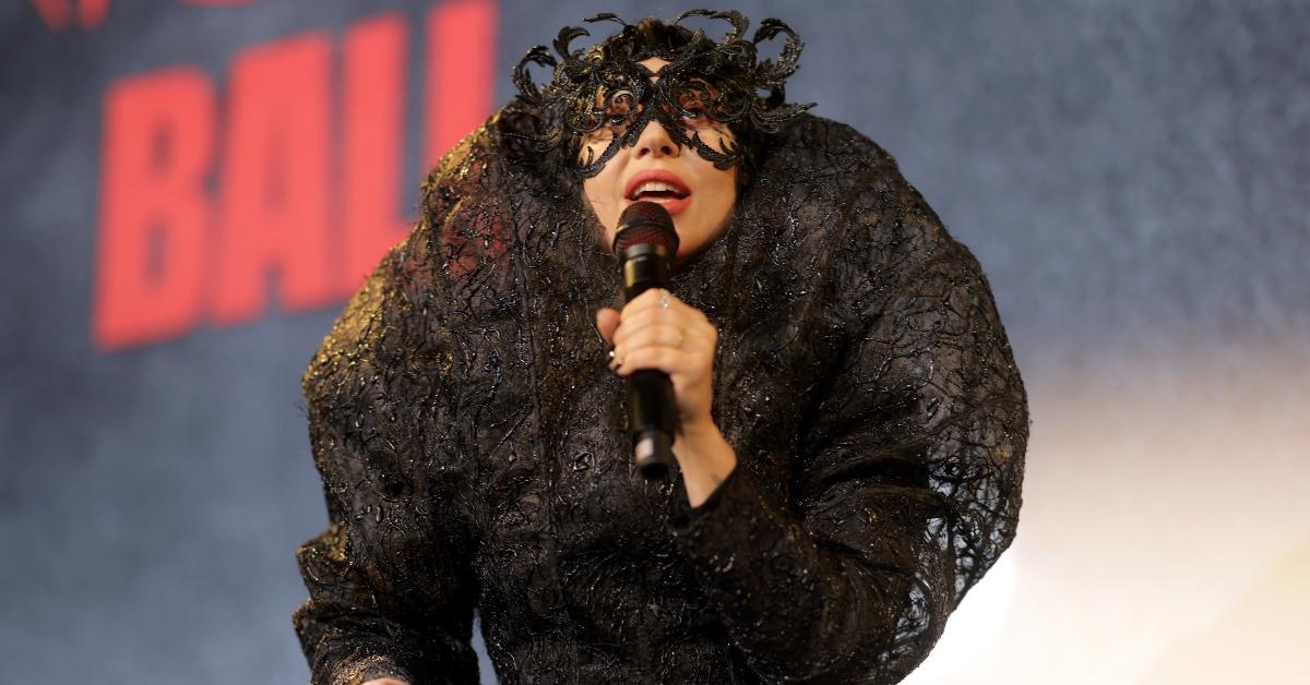 Lady Gaga speaks onstage during The World Premiere Fan Screening Of HBO Original “Gaga Chromatica Ball” at Nya Studios on May 23, 2024 in Los Angeles, California. (Photo by David Jon/Getty Images for HBO)