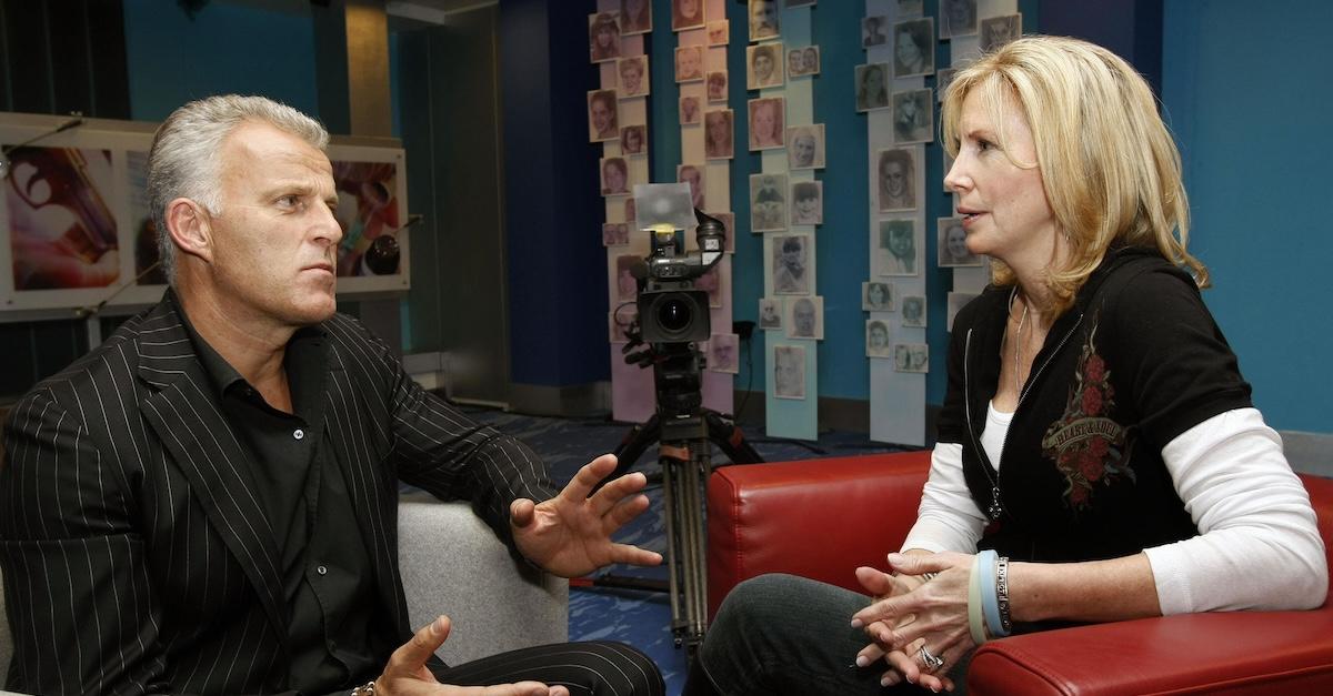 Beth Holloway doing an interview with Dutch crime reporter Peter R. de Vries on Jan. 31, 2008