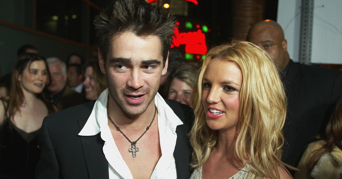 colin farrell took britney spears as his date to the 2003 premiere of his film the recruit