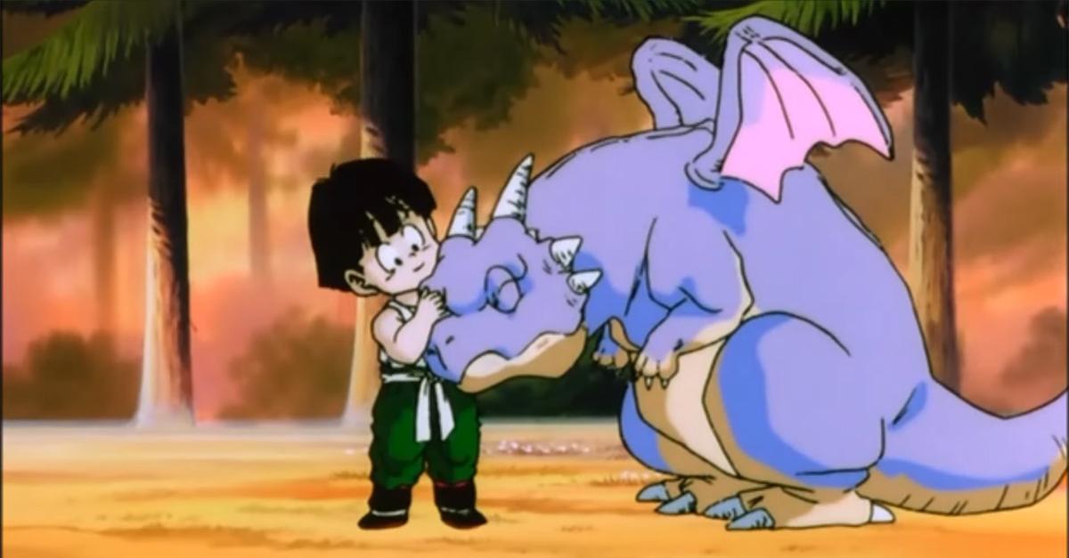 Gohan and Icarus in 'Dragon Ball Z: The Tree of Might'