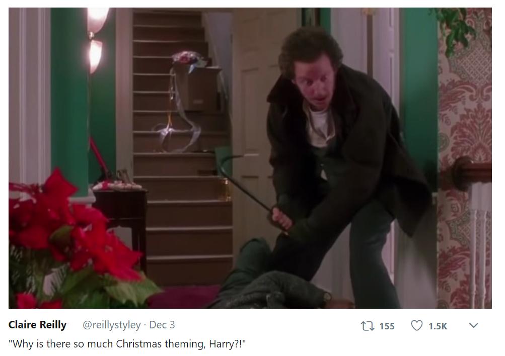 home alone festive house