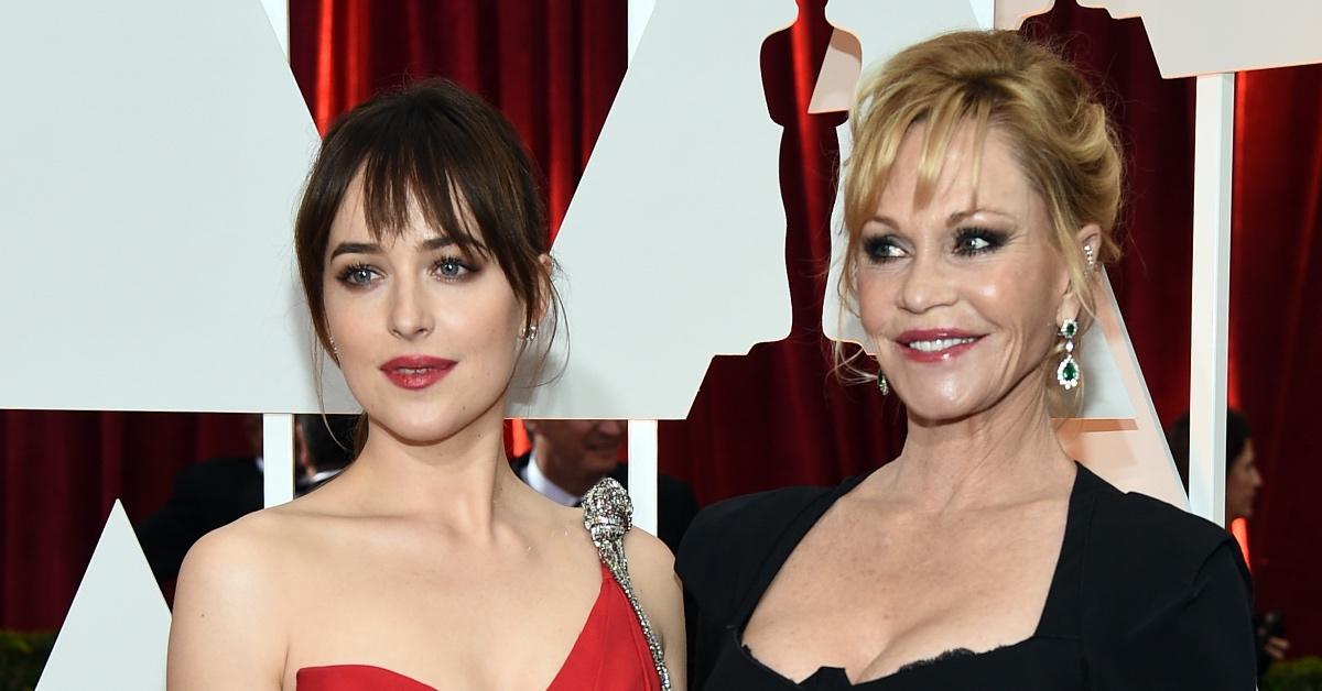 Dakota Johnson and mother Melanie Griffith.