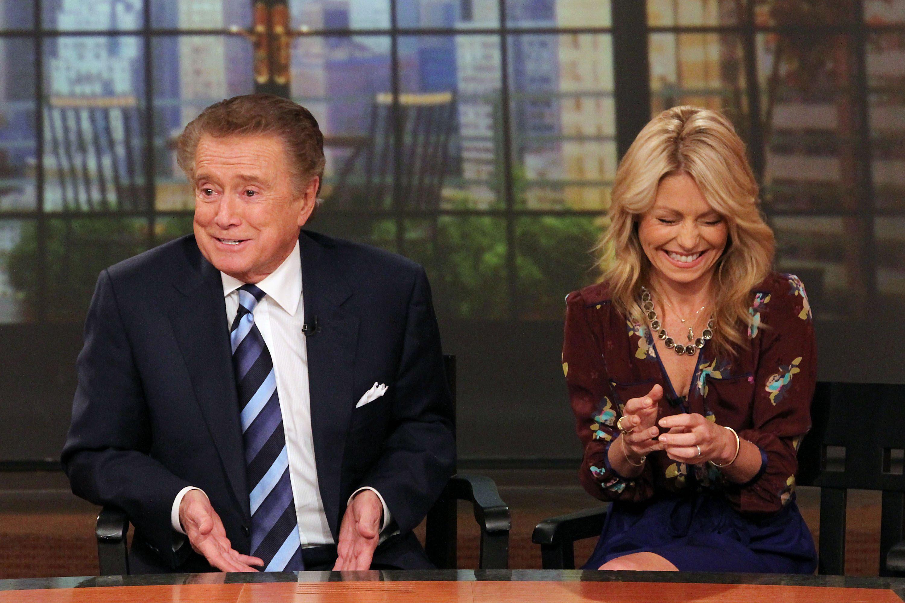 Regis Philbin and Kelly Ripa.