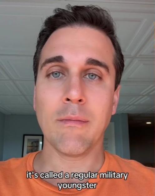 TikTok user @kennyberwager discusses the meaning of the acronym "army"