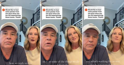 Grandparents explaining how they babysit their grandkids