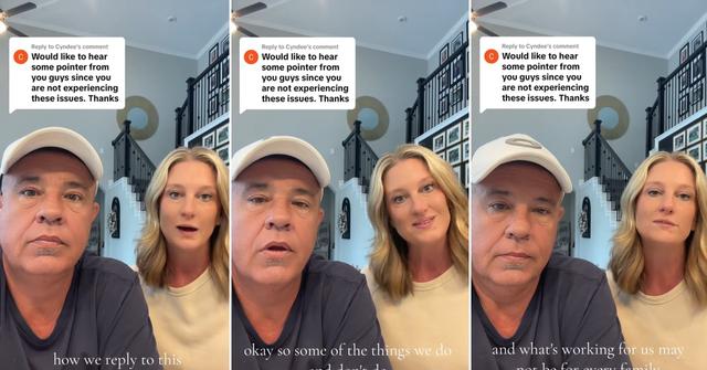 Grandparents explaining how they babysit their grandkids