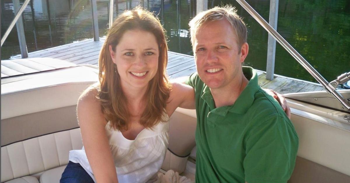 Jenna Fischer and her husband, Lee Kirk, during the weekend she introduced him to her parents.