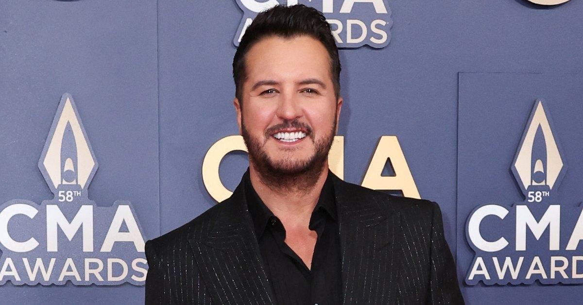 Luke Bryan attends the 58th annual CMA Awards.