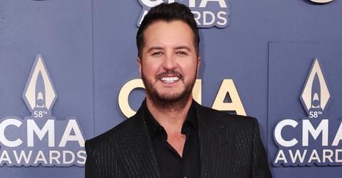 Luke Bryan attends the 58th annual CMA Awards.