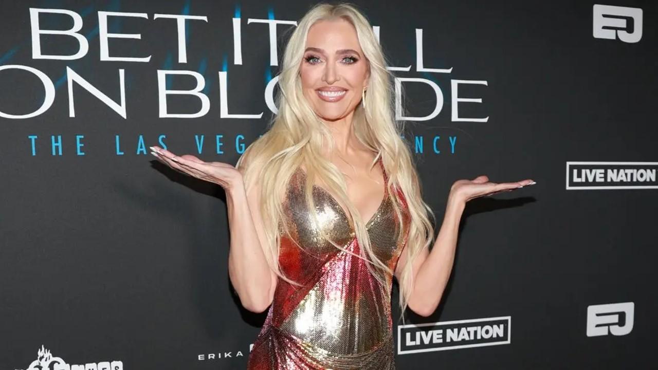  Erika Jayne attends her Las Vegas residency announcement event at Bootsy Bellows on April 19, 2023