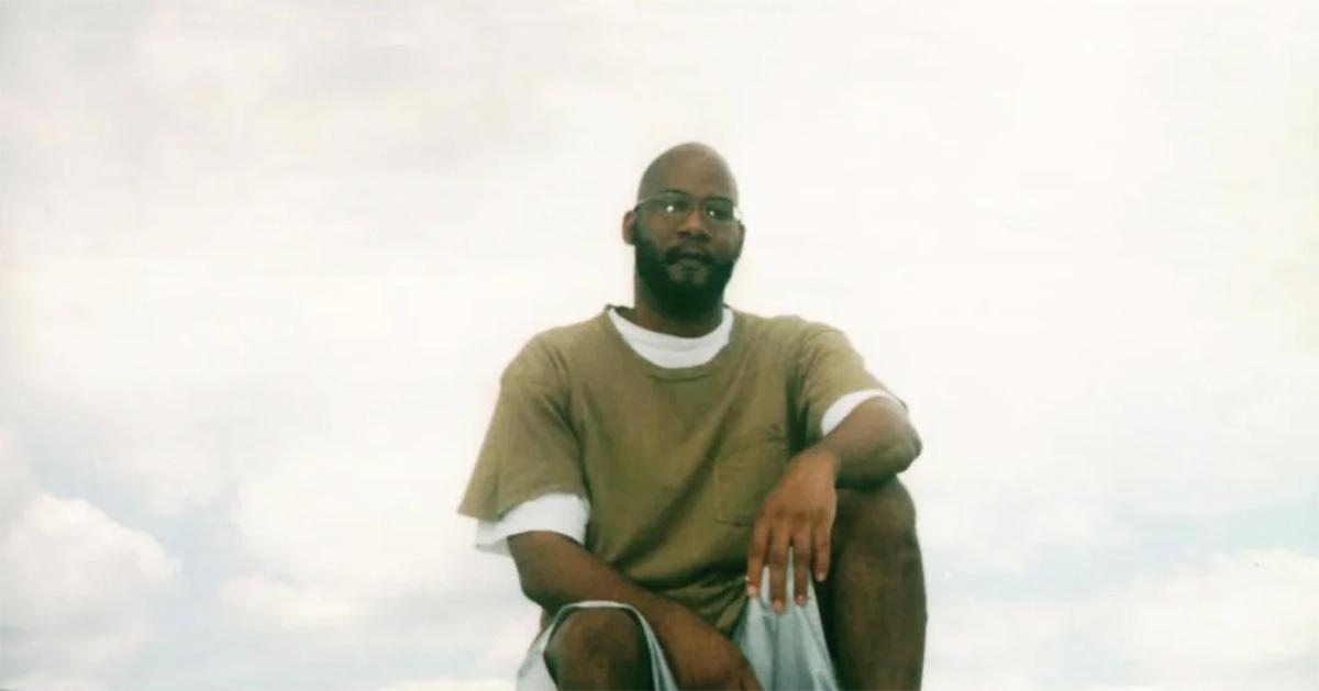 Marcellus Williams sitting on the roof of his prison. 