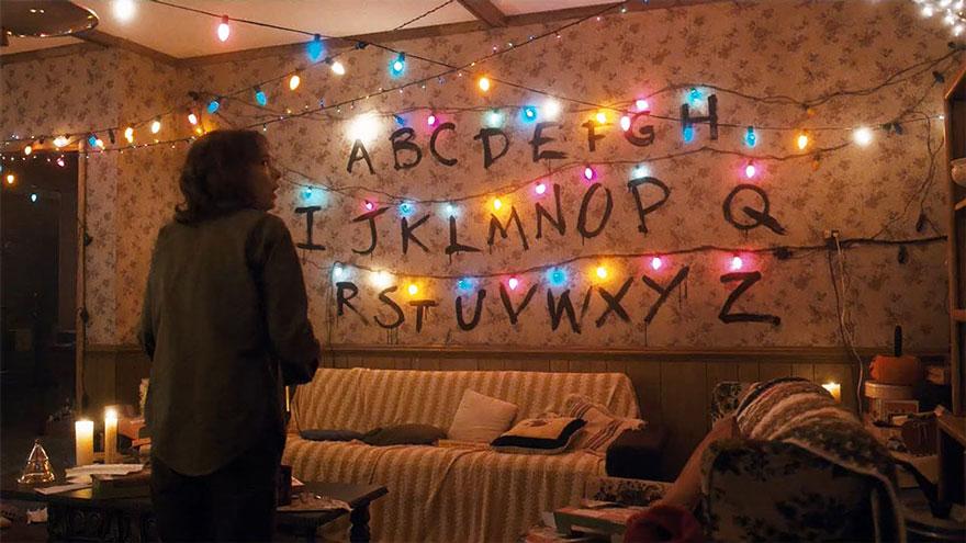 stranger things living room