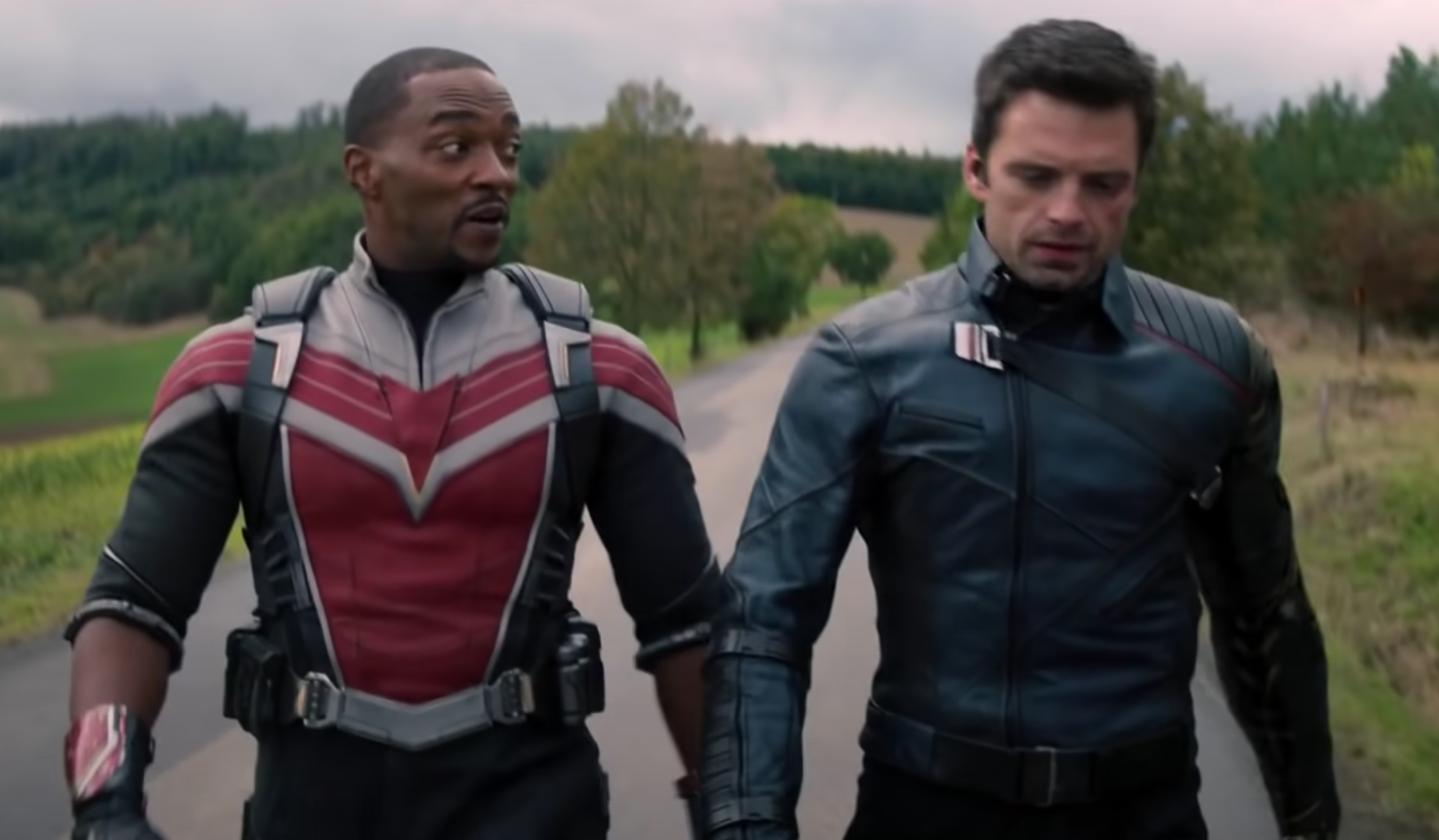 Sam and Bucky from 'The Falcon and the Winter Soldier'