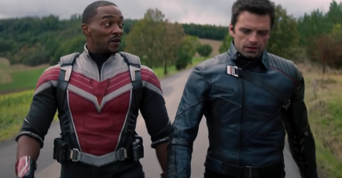 Sam and Bucky from 'The Falcon and the Winter Soldier'