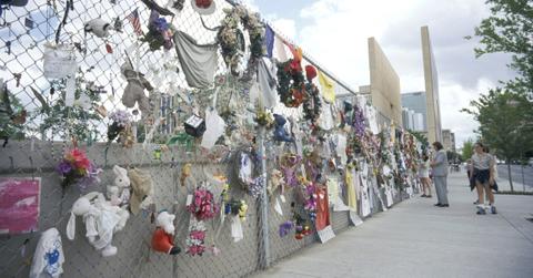 Memorial at the Oklahoma City Bombing site