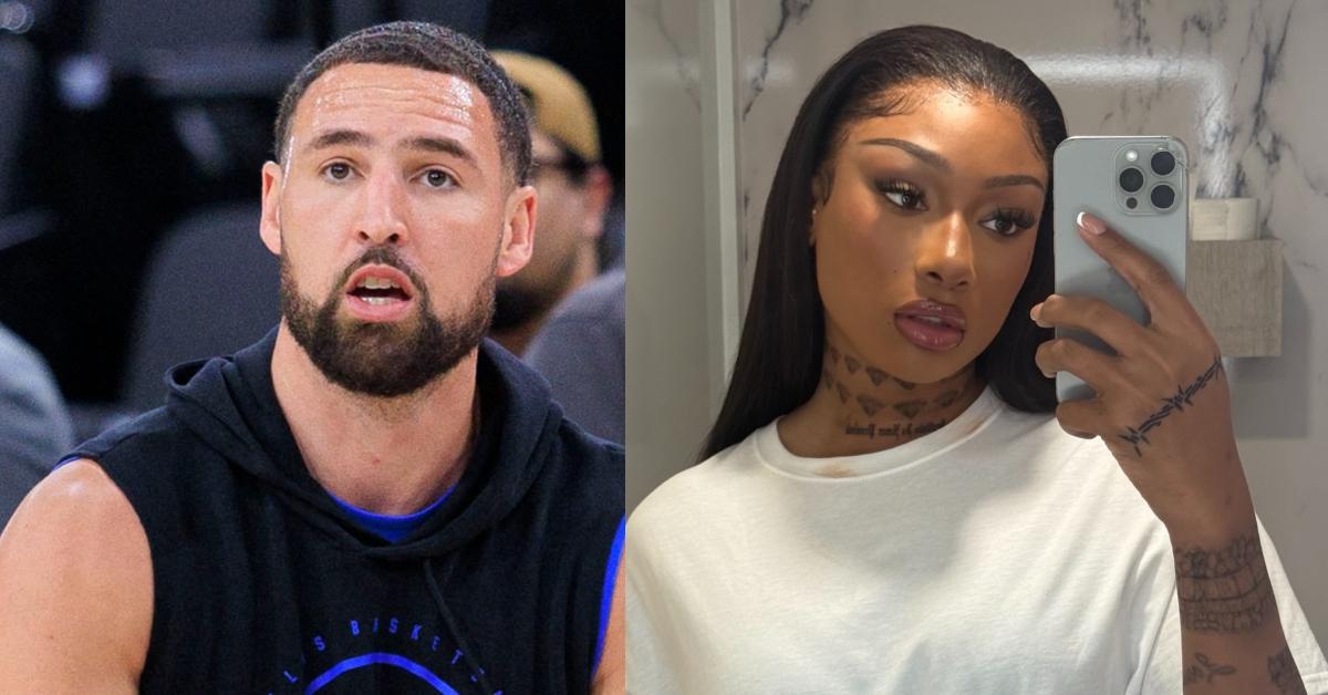 Klay Thompson and Megan Thee Stallion