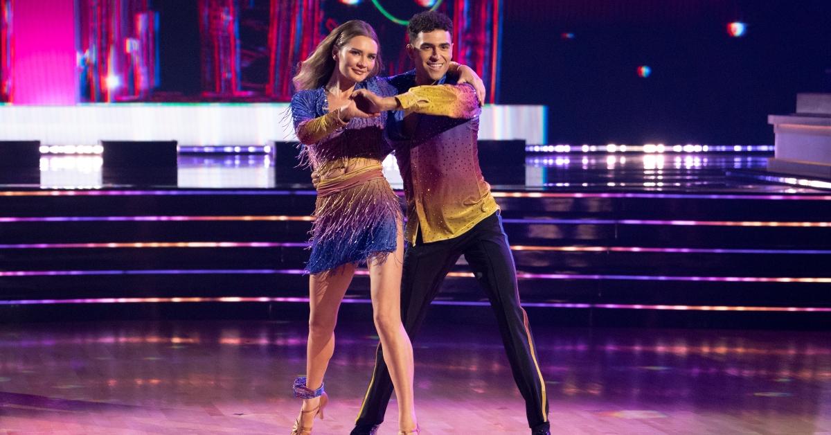 Anna Delvey and Ezra Sosa on "Dancing With the Stars"