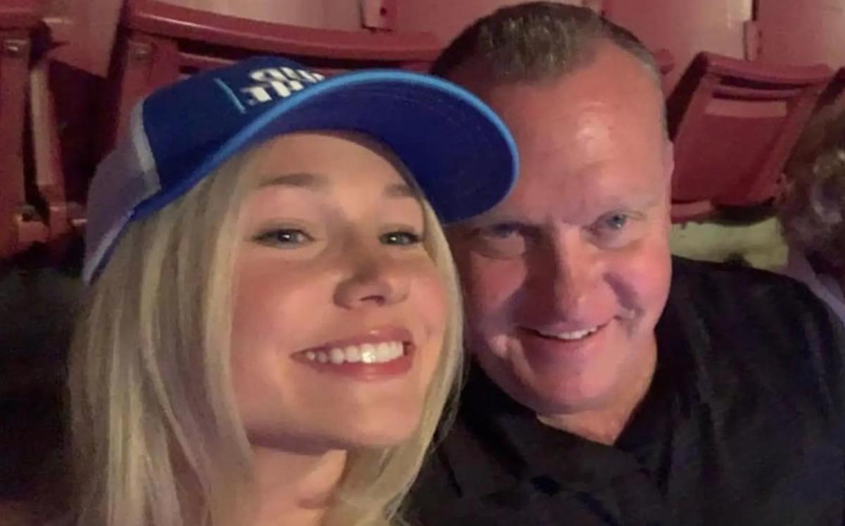 (L-R): Logan Federico with her father, Stephen Federico
