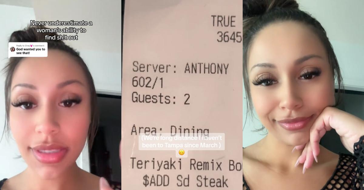 Girlfriend Finds Cheating Boyfriend's Restaurant Receipts