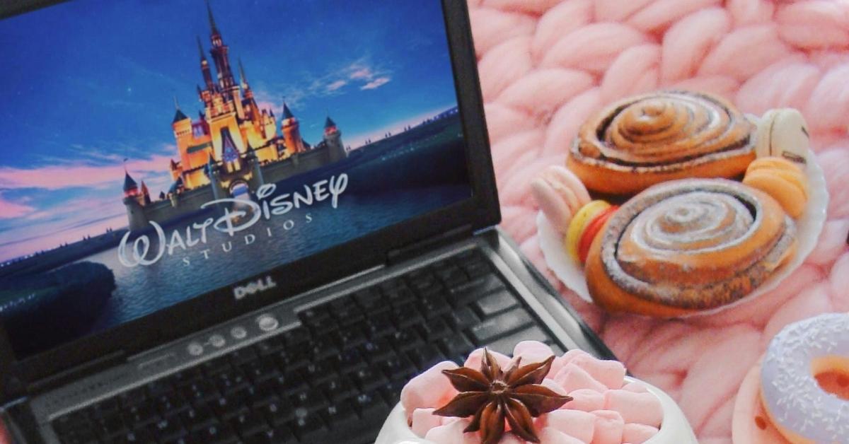 Watching movie laptop