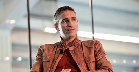 Jim Caviezel speaks on stage during Beyond Sport United - Workshops & Panels at Yankee Stadium on June 11, 2014