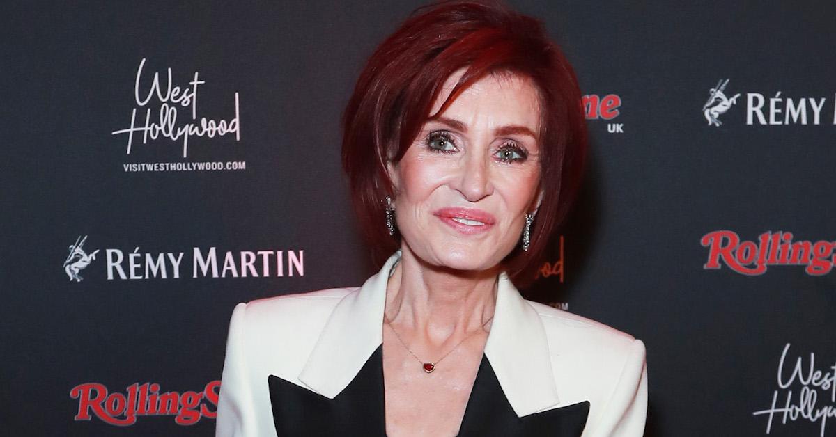 Sharon Osbourne with Ozzie Osbourne's The Icon Award poses backstage during the inaugural Rolling Stone UK Awards at The Roundhouse on November 23, 2023 in London