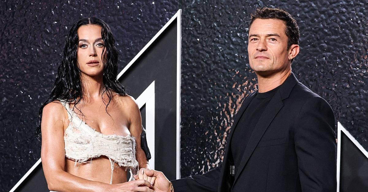 Orlando Bloom and Katy Perry attend VMAs