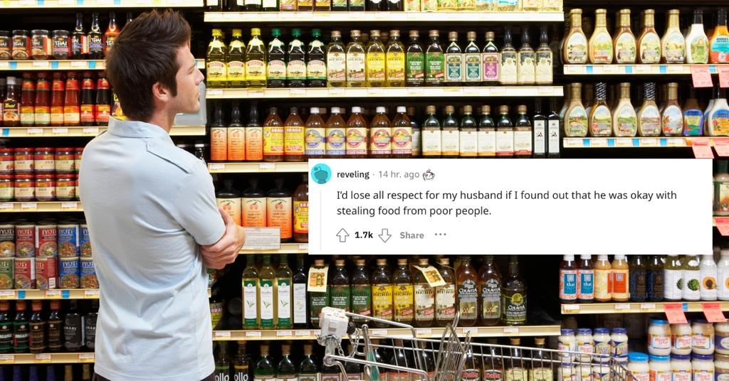 AITA Rich Husband Insists on Shopping at a Food Bank