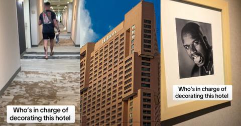 Hotel Uses “Hilarious” Picture of Shaquille O’Neal as Hall Art