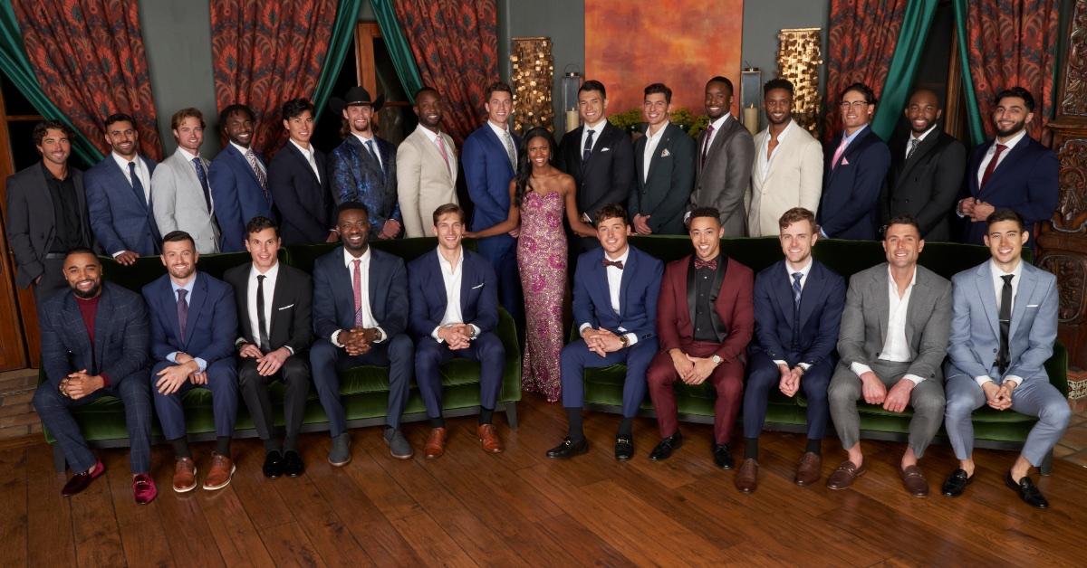 Charity Lawson and the contestants of 'The Bachelorette' Season 20.