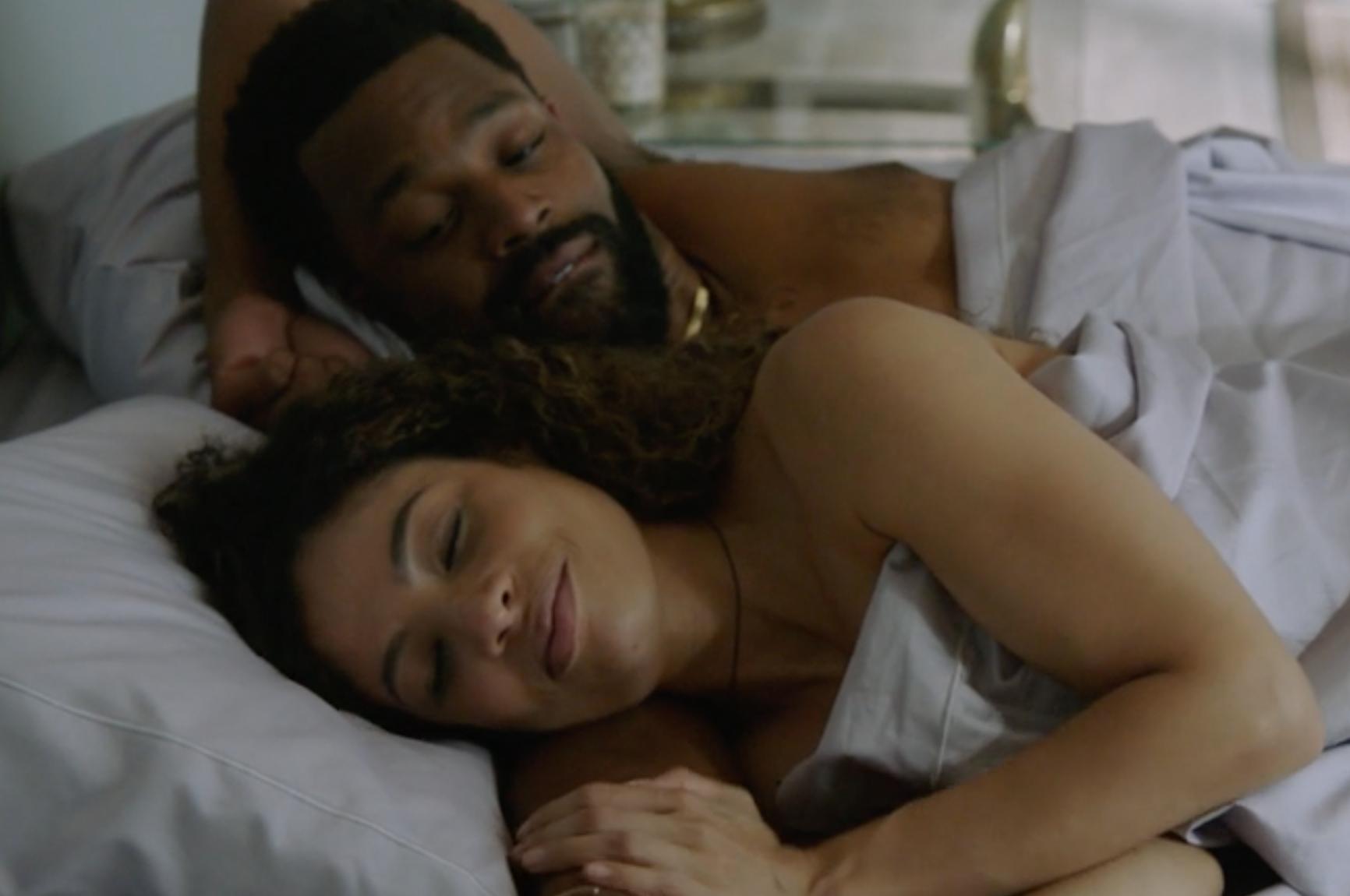 Kevin and Celeste in bed together on 'Chicago P.D.'