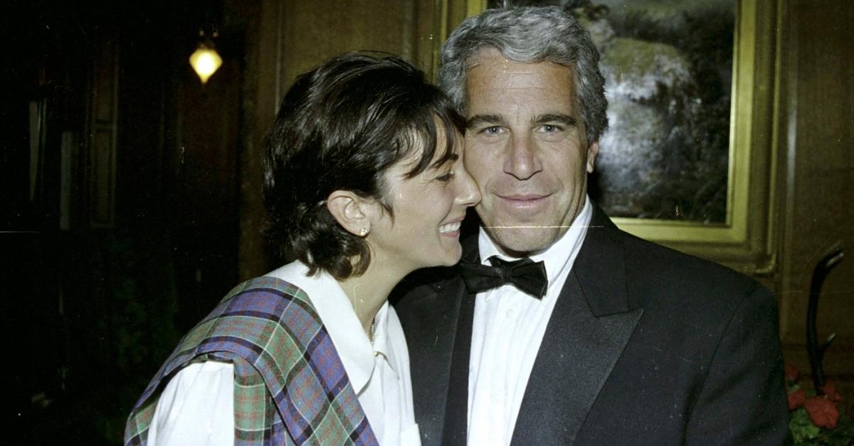(L-R): Ghislaine Maxwell and Jeffrey Epstein