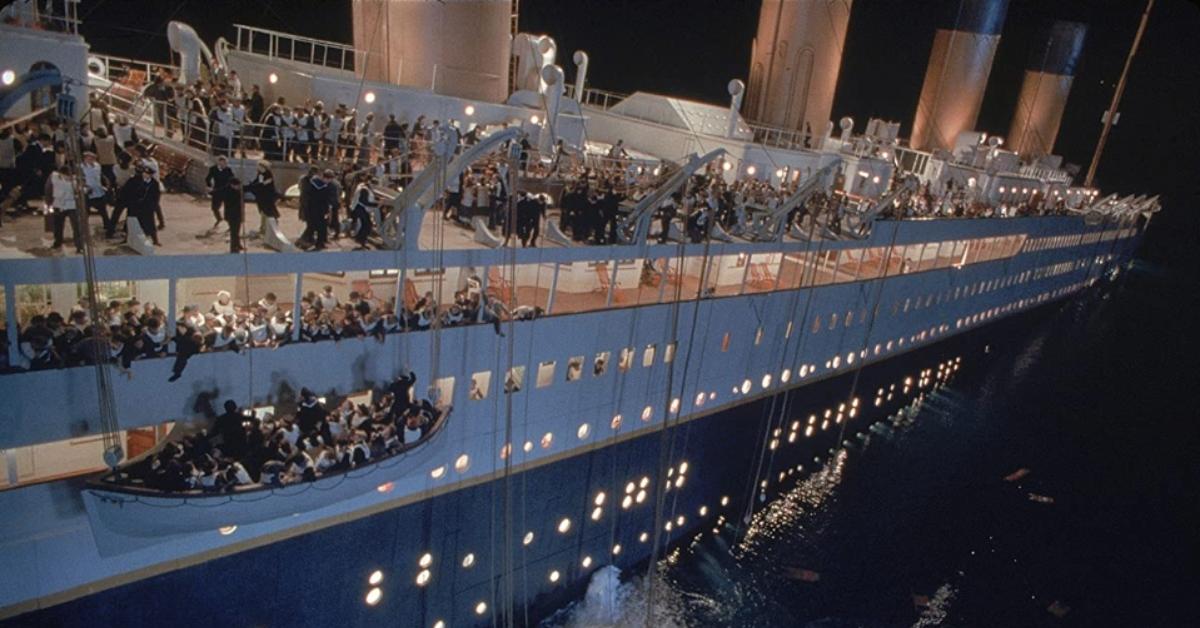 titanic movie 1997 exterior shot of ship