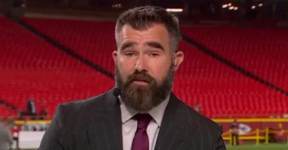 Jason Kelce during 'Monday Night Countdown' on Nov. 4, 2024.