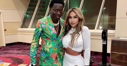 Michael Blackson and Miss Rada