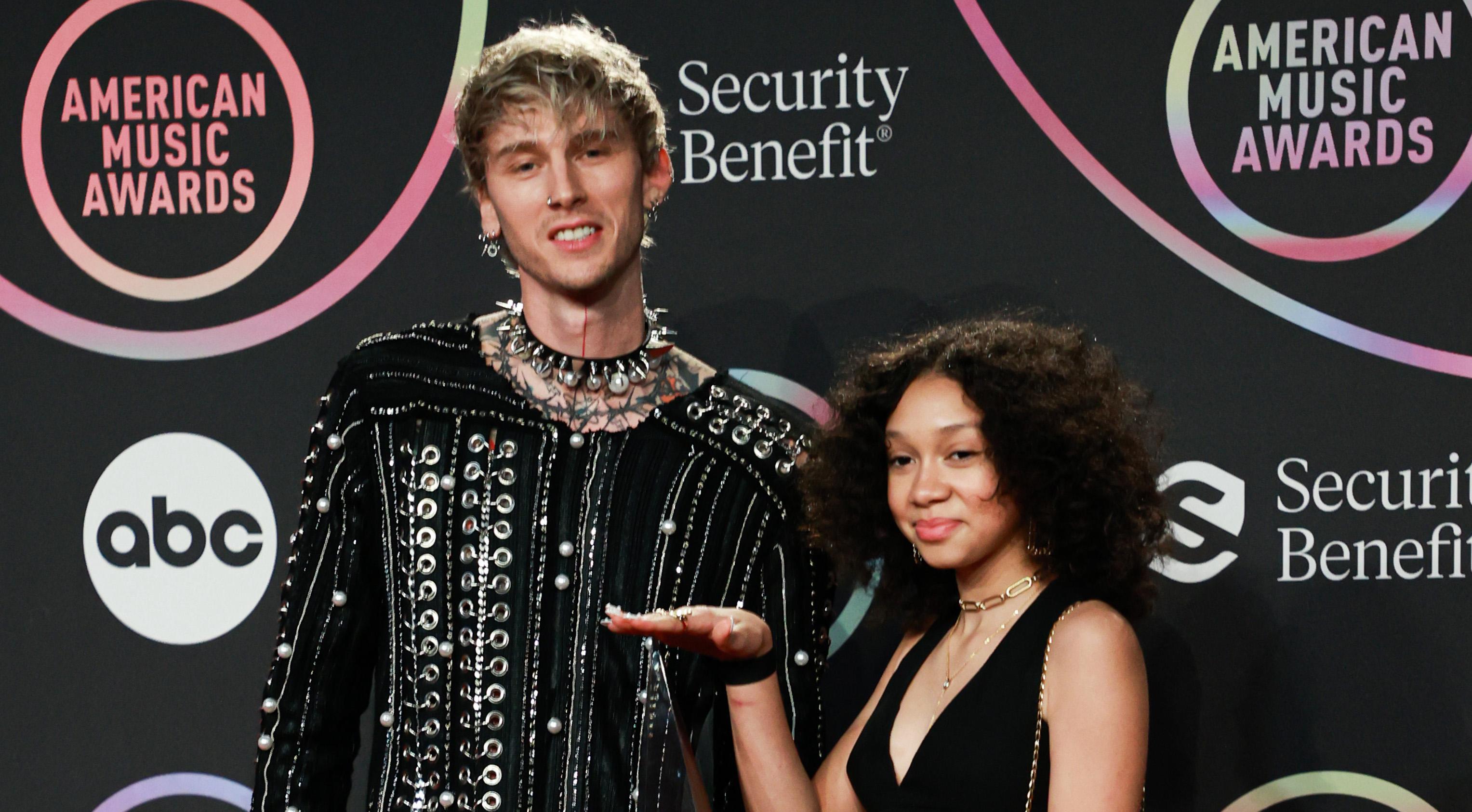 Machine Gun Kelly and his Daughter Casie Baker