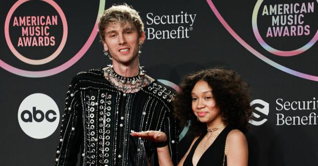 Machine Gun Kelly and his Daughter Casie Baker