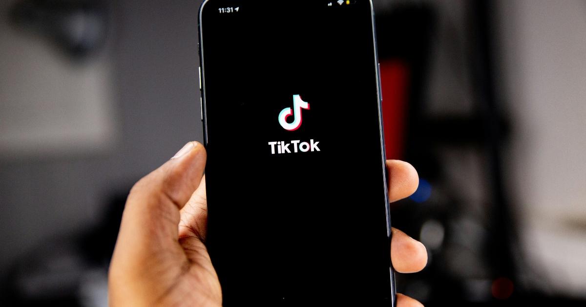 TikTok on phone screen