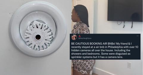 Hidden Camera Sprinkler