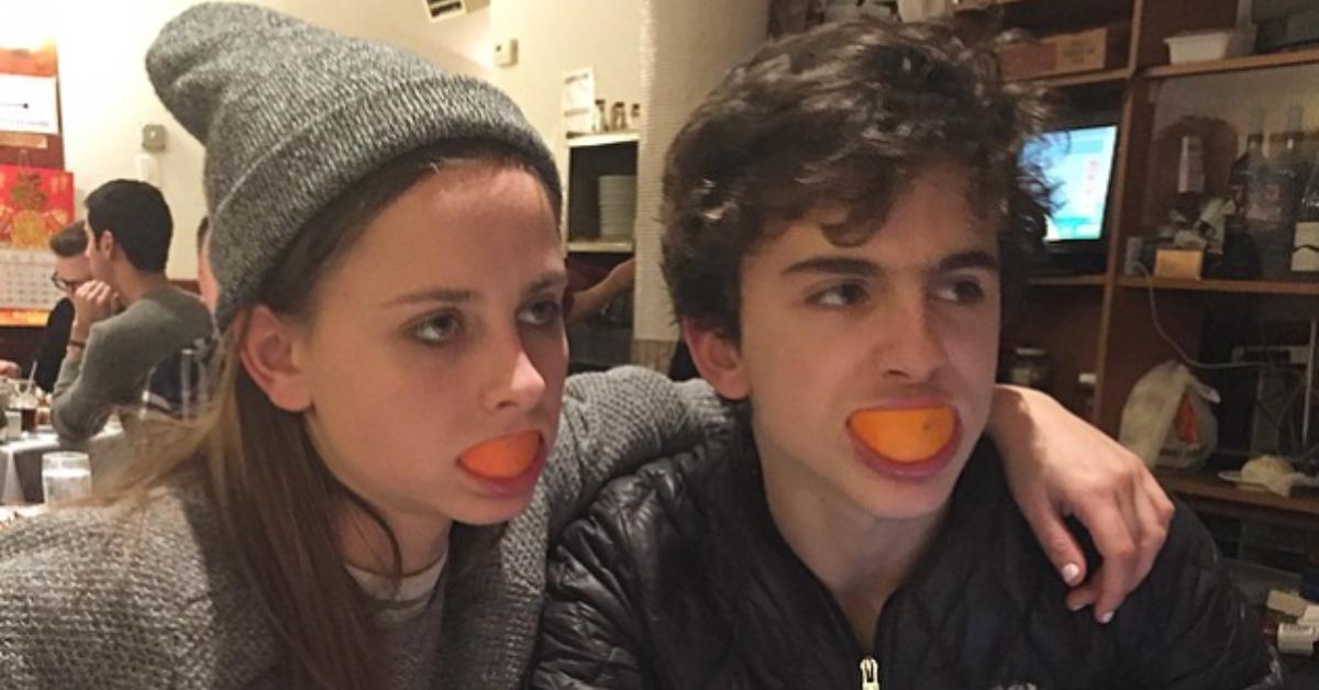 Timothee Chalamet and sister Pauline Chalamet