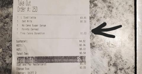 Tim Hortons Customer Freaks Out over Automatic Donation