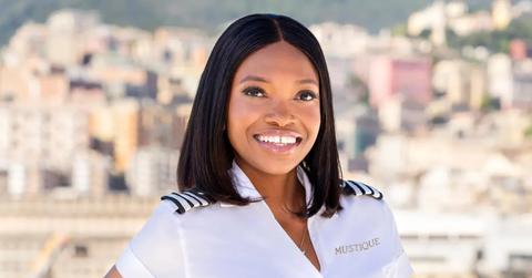 Tumi Mhlongo in a 'Below Deck Med' Season 8 promo photo