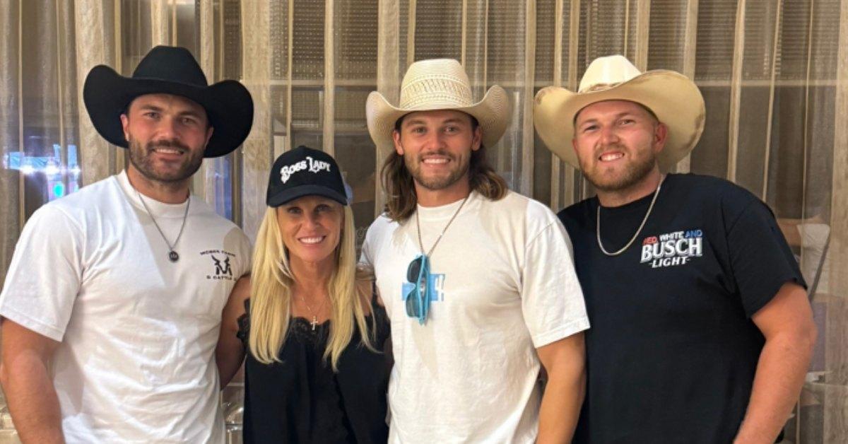 Kristi McBee with her four sons.